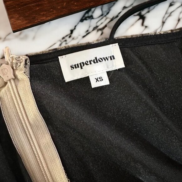 superdown Bianca Mini Dress in Gold Snake - Picture 6 of 6